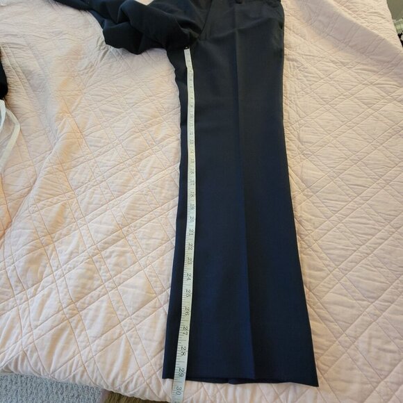 Vintage John Wanamaker Blue Wool 2pc Suit - 38R - Picture 12 of 13